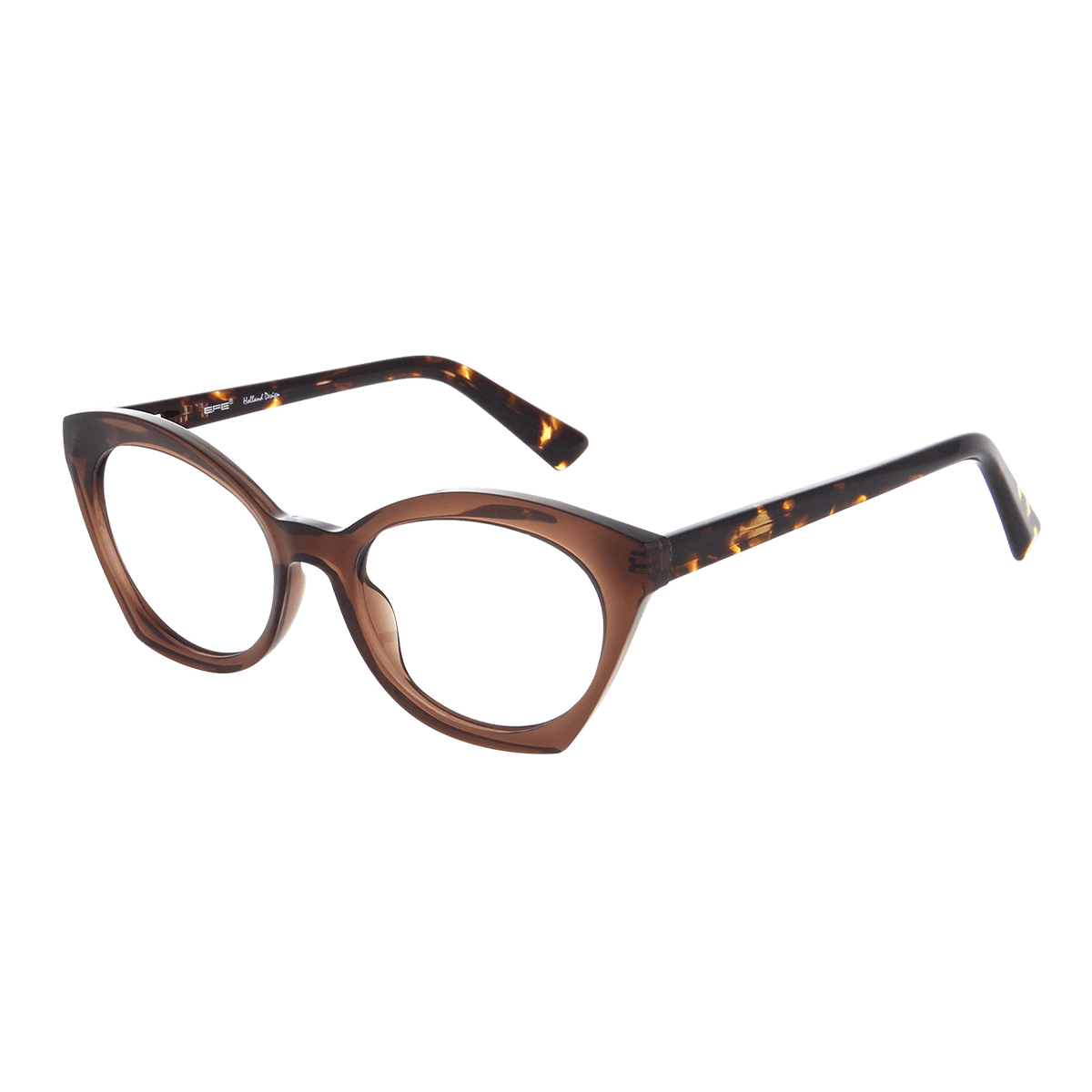Dyras - Cat-eye Brown Reading Glasses for Women