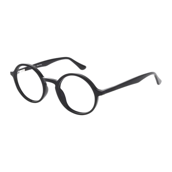 round black reading glasses