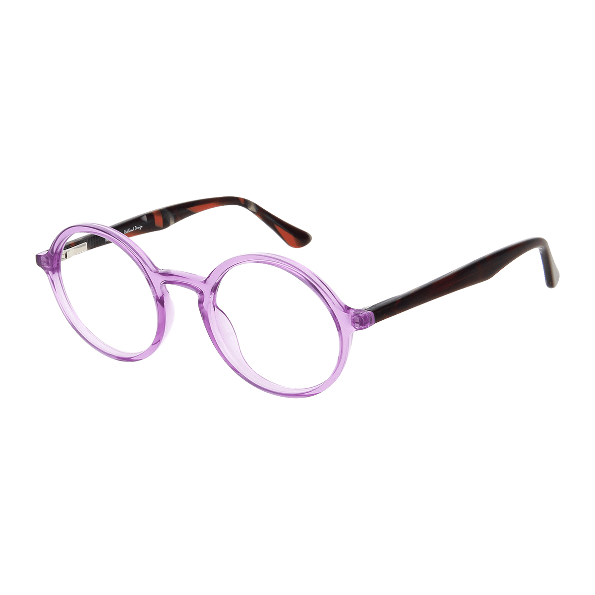 Ossa - Round Purple Reading Glasses for Women