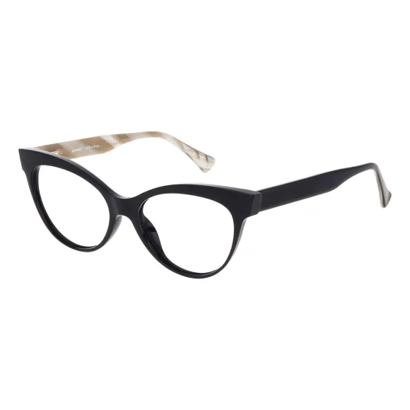 cat-eye black reading glasses