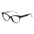 Cadytis - Cat-eye Red Reading Glasses for Women