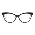 Cadytis - Cat-eye Black Reading Glasses for Women