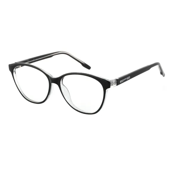 oval transparent reading glasses