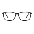 Thebes - Rectangle Black Reading Glasses for Men & Women