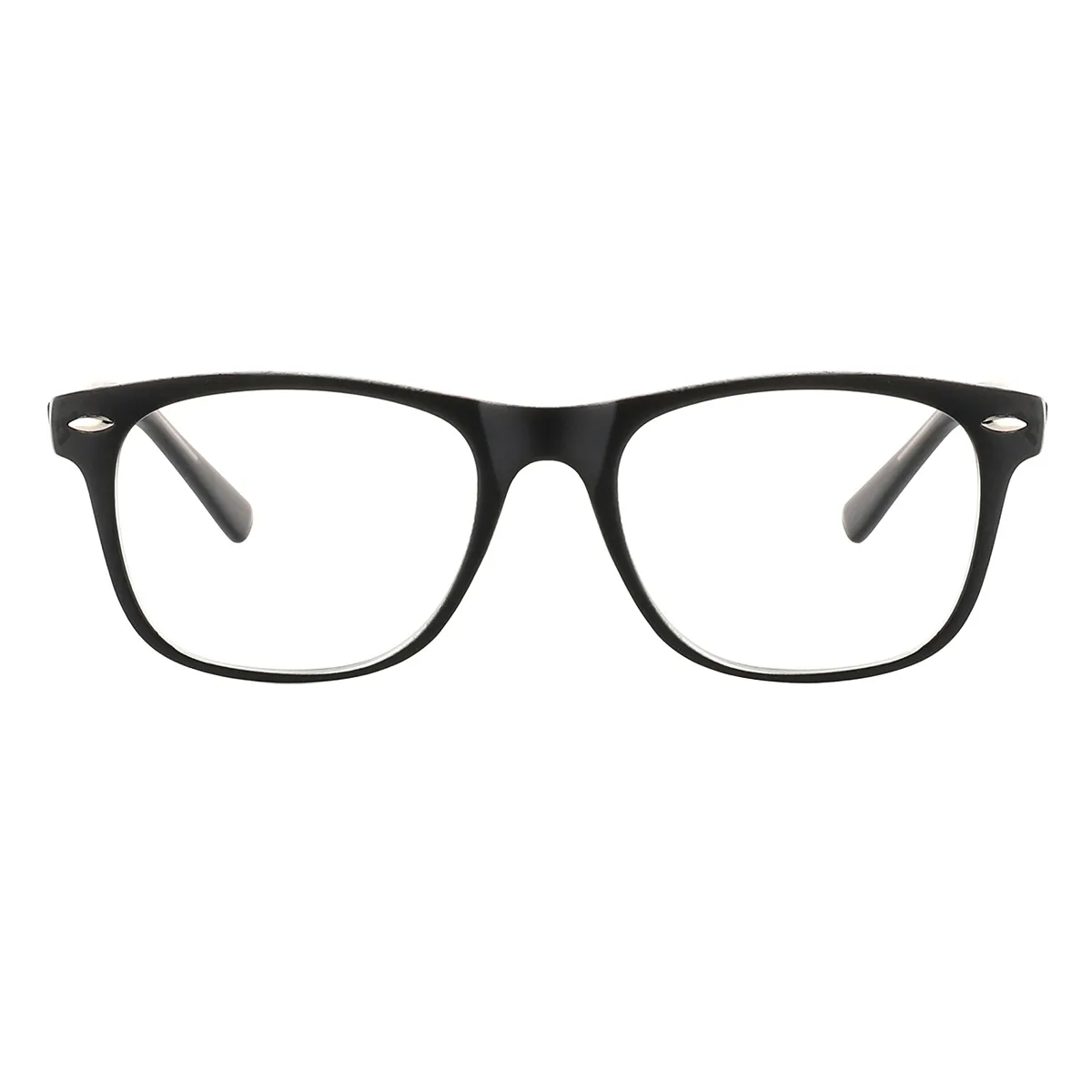 Sakae - Square Black-transparent Reading glasses for Men & Women
