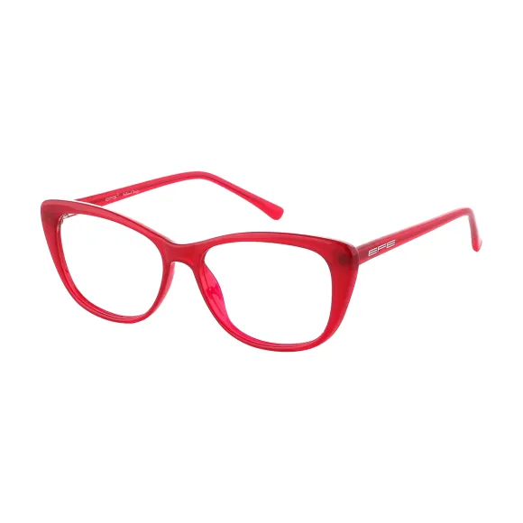 cat-eye red reading glasses
