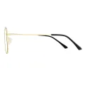 Amour - Geometric Black-Gold Reading Glasses for Men & Women