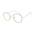 Jensen - Oval Pink-Black Reading Glasses for Men & Women
