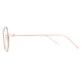 Jensen - Oval Pink-Black Reading Glasses for Men & Women
