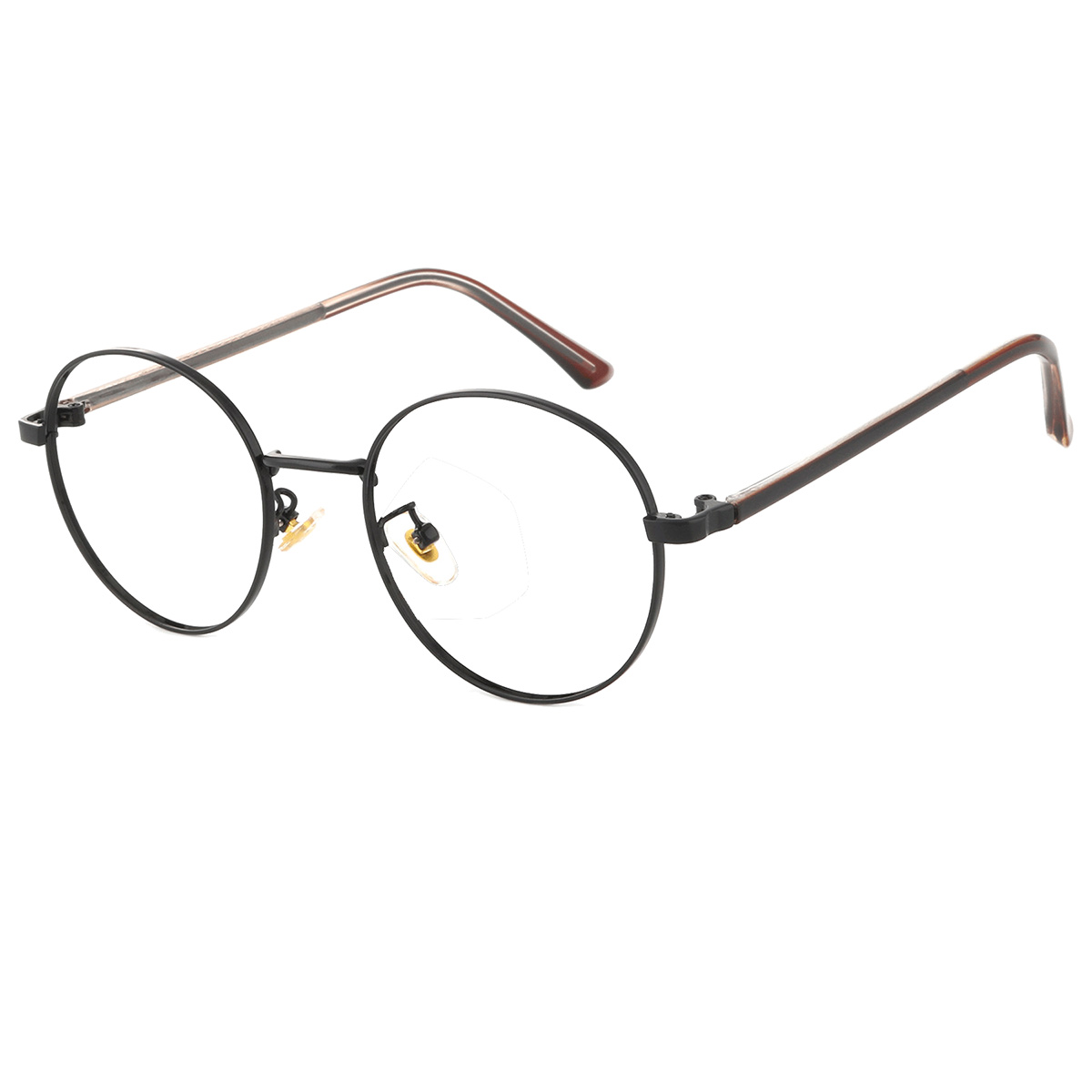 Lycus - Round Black /brown Reading Glasses for Men & Women