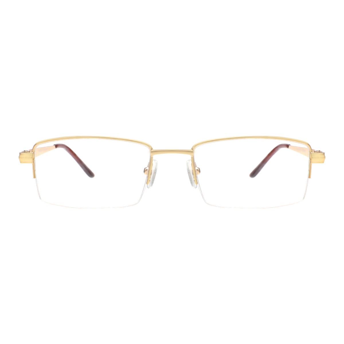 rectangle gold reading-glasses