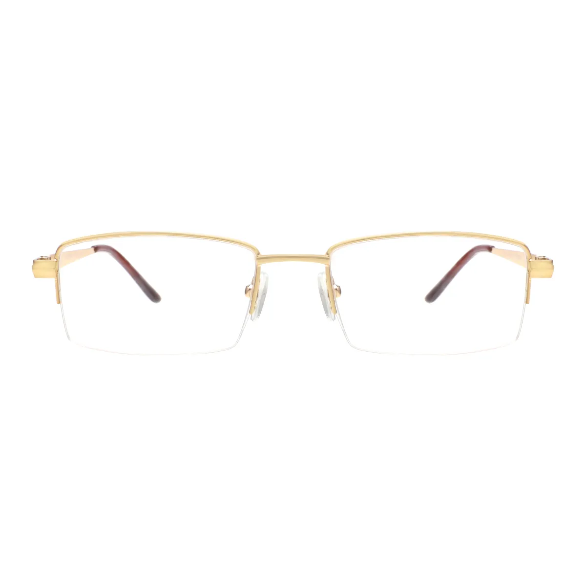 Business Rectangle Gold  Reading Glasses for Men