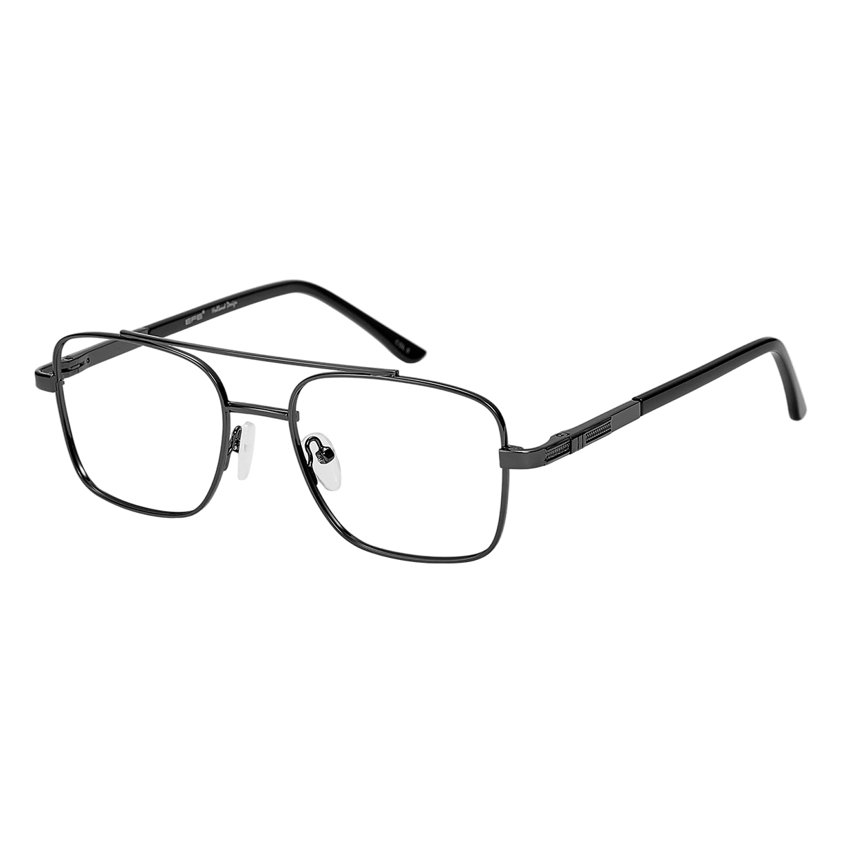 Ian - Square Black Reading Glasses for Men