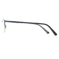 Morus - Browline Gunmetal Reading Glasses for Men