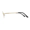Helios - Rectangle Gunmetal Reading Glasses for Men