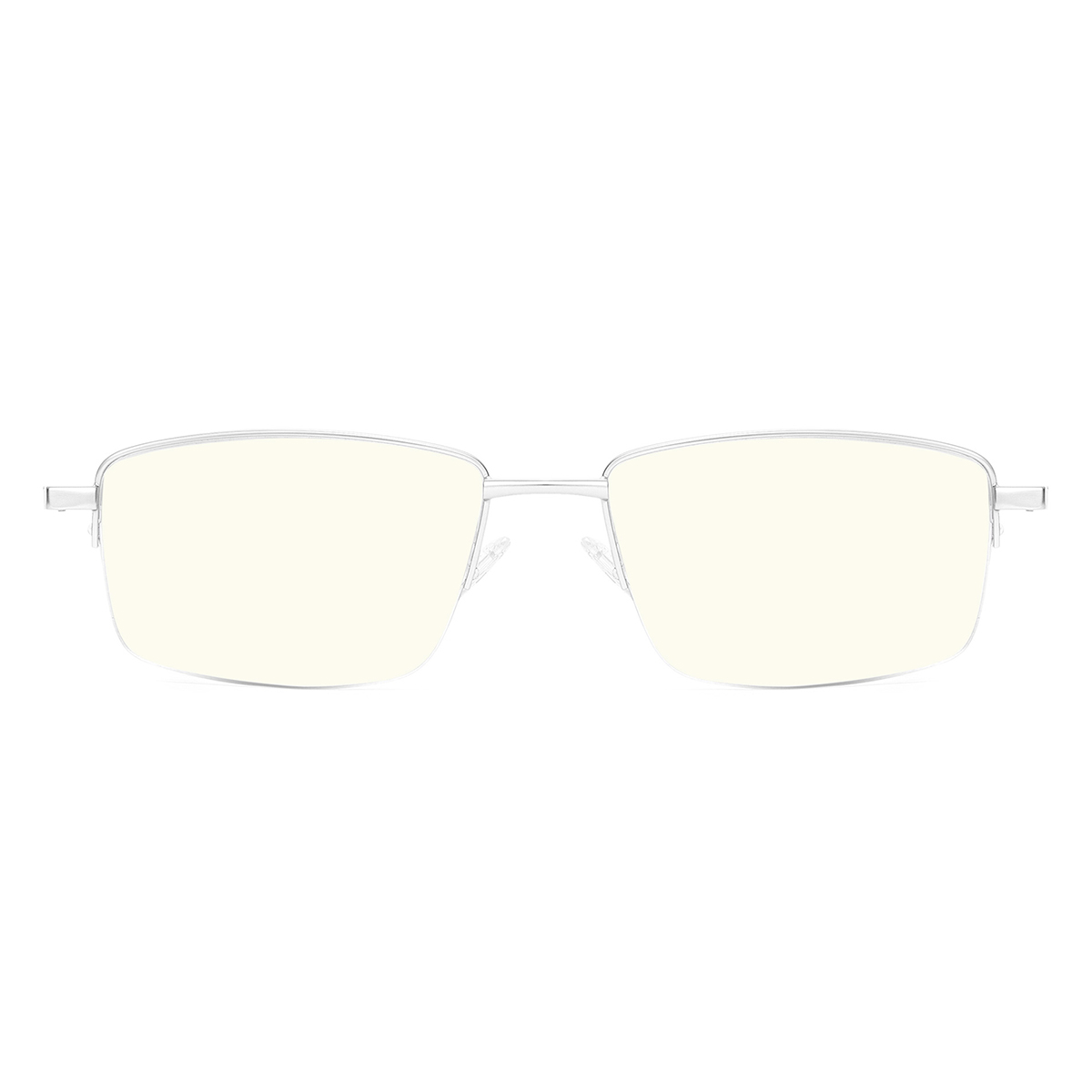 rectangle silver reading-glasses