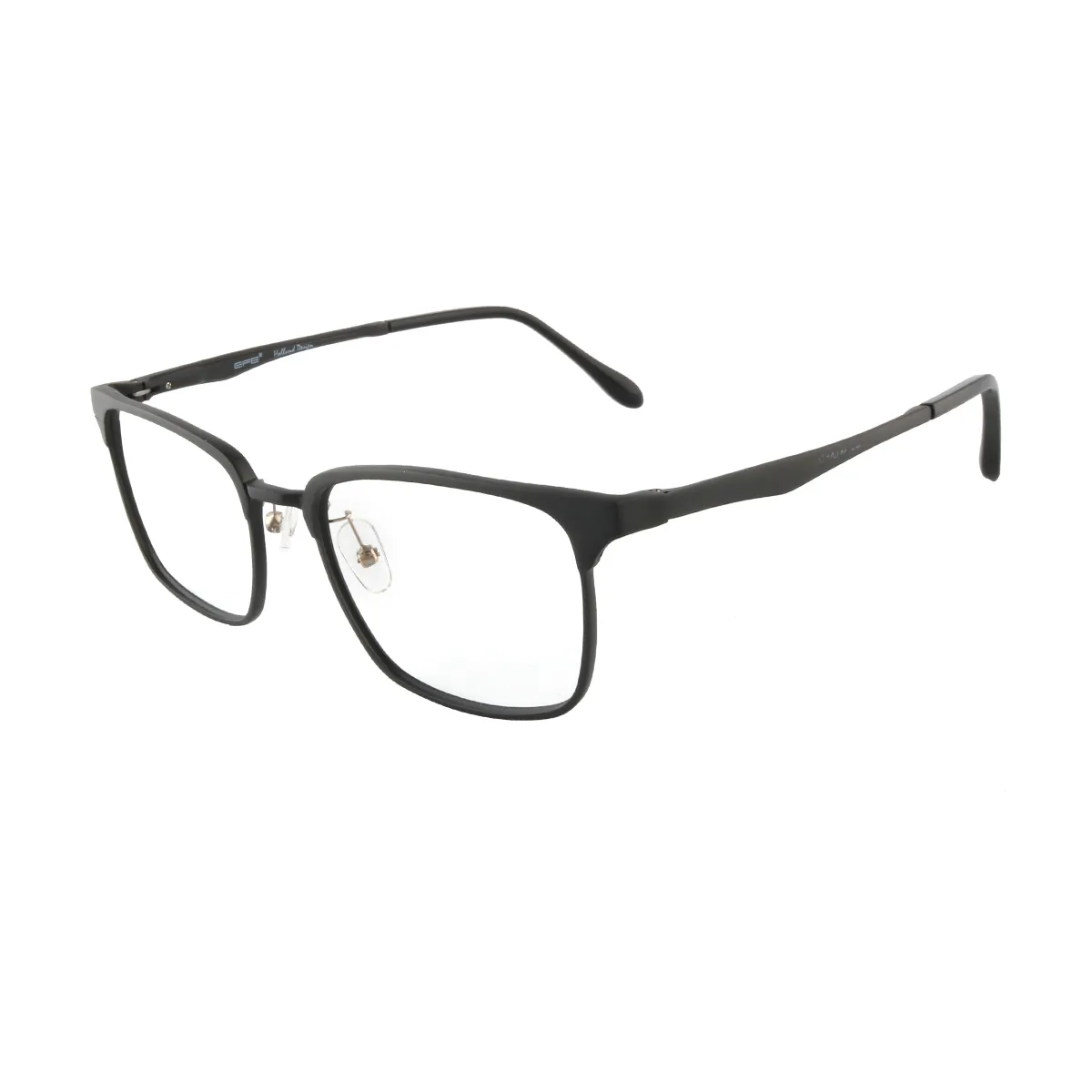 Fashion Square Black Reading Glasses for Men