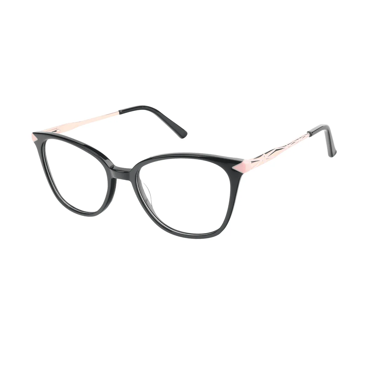 Fashion Square Pink Reading Glasses for Women