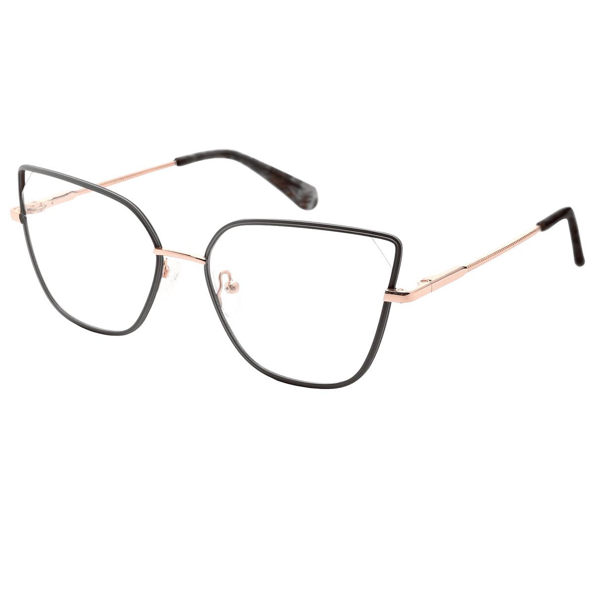 Hemera - Cat-eye Black Reading Glasses for Women