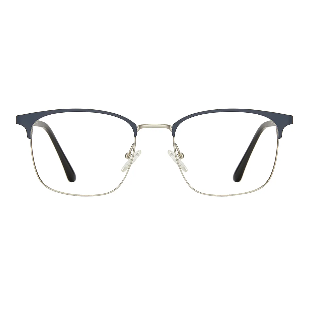 Business Square Blue-Silver  Reading Glasses for Men