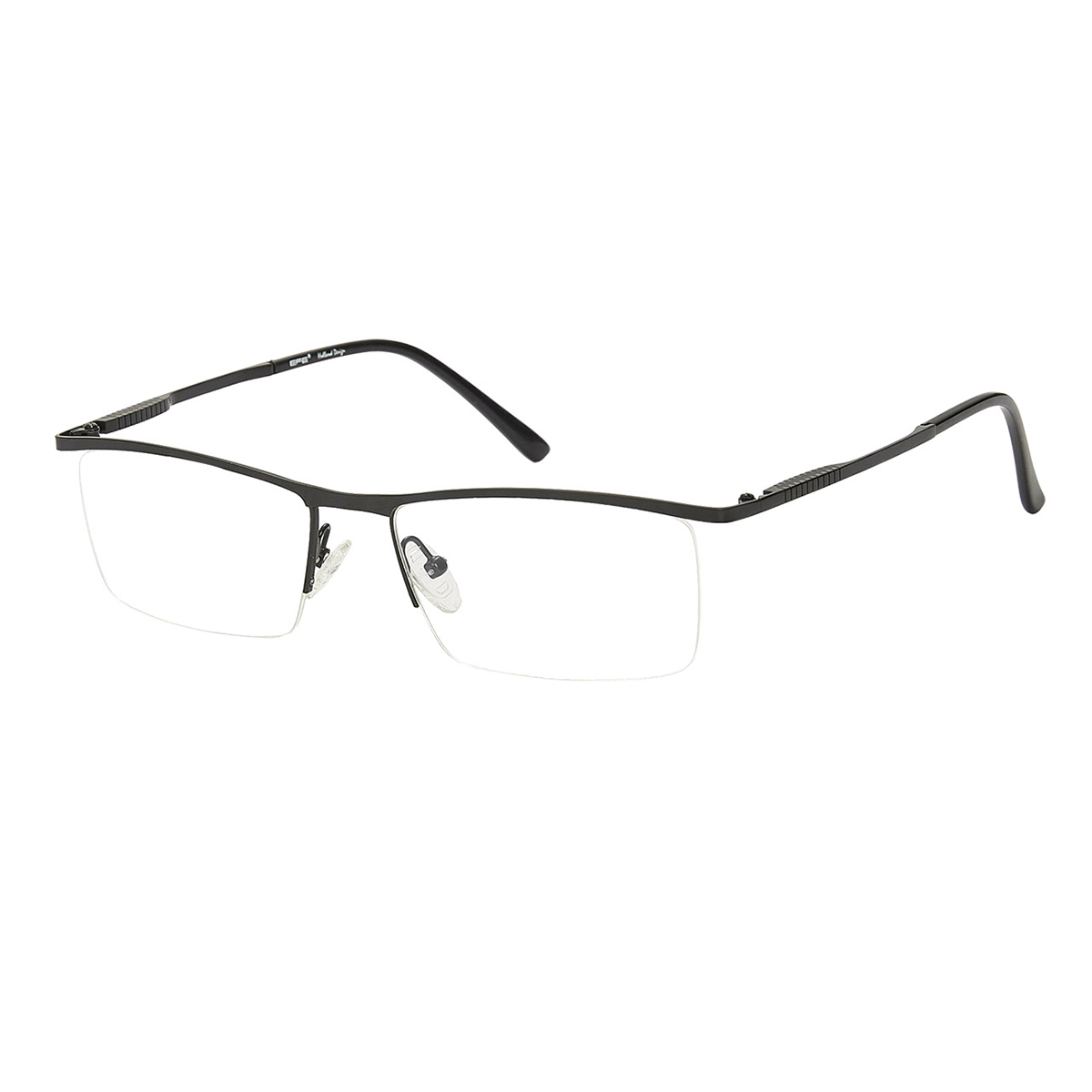 Triton - Browline Black Reading Glasses for Men