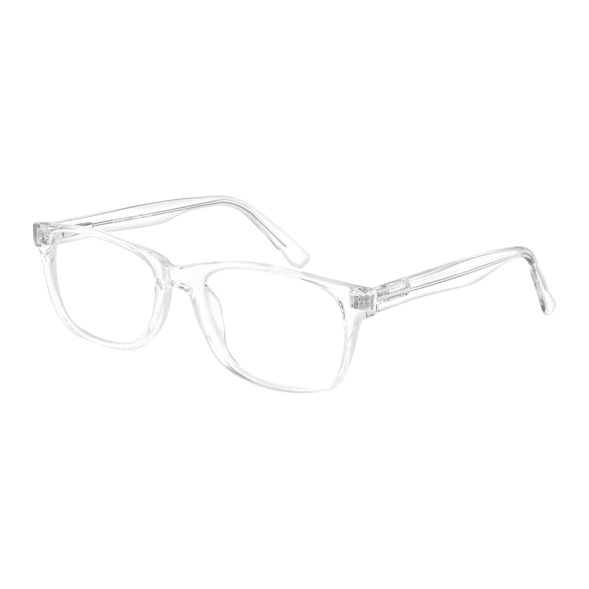 Durand - Square Transparent Reading Glasses for Men & Women