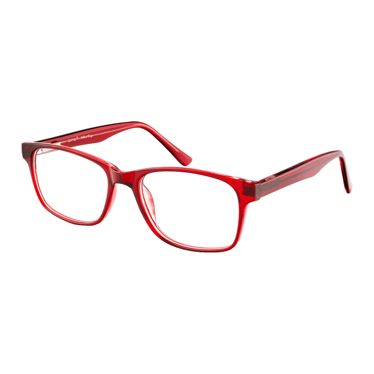 Durand - Square Red Reading Glasses for Men & Women