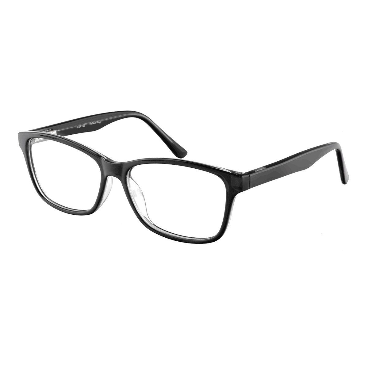 Cheek - Square Black Reading Glasses for Men & Women