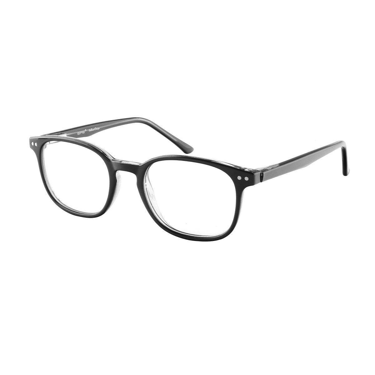 Laconia - Square Black Reading Glasses for Men & Women