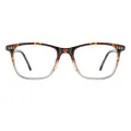 Feliciano - Square Red-Demi Reading Glasses for Men & Women