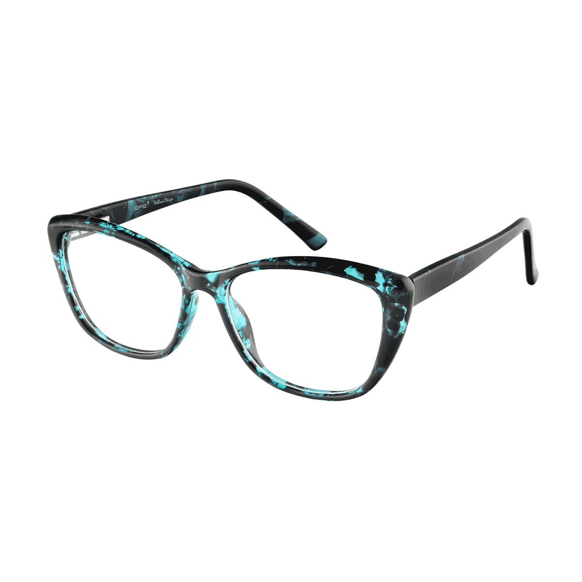 Salona - Cat-eye Black-Blue Reading Glasses for Women