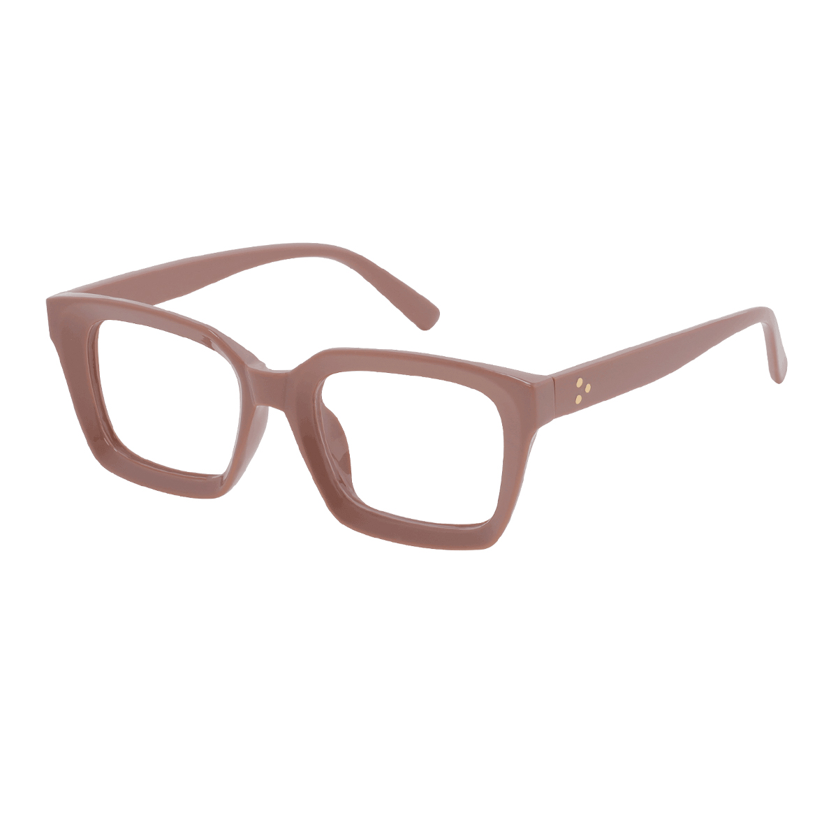Crouch - Square Coffee Reading Glasses for Men & Women
