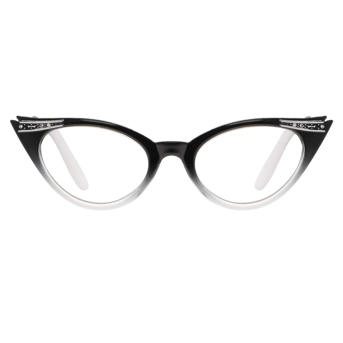 Fashion Cat-eye Gradient-Black  Reading Glasses for Women