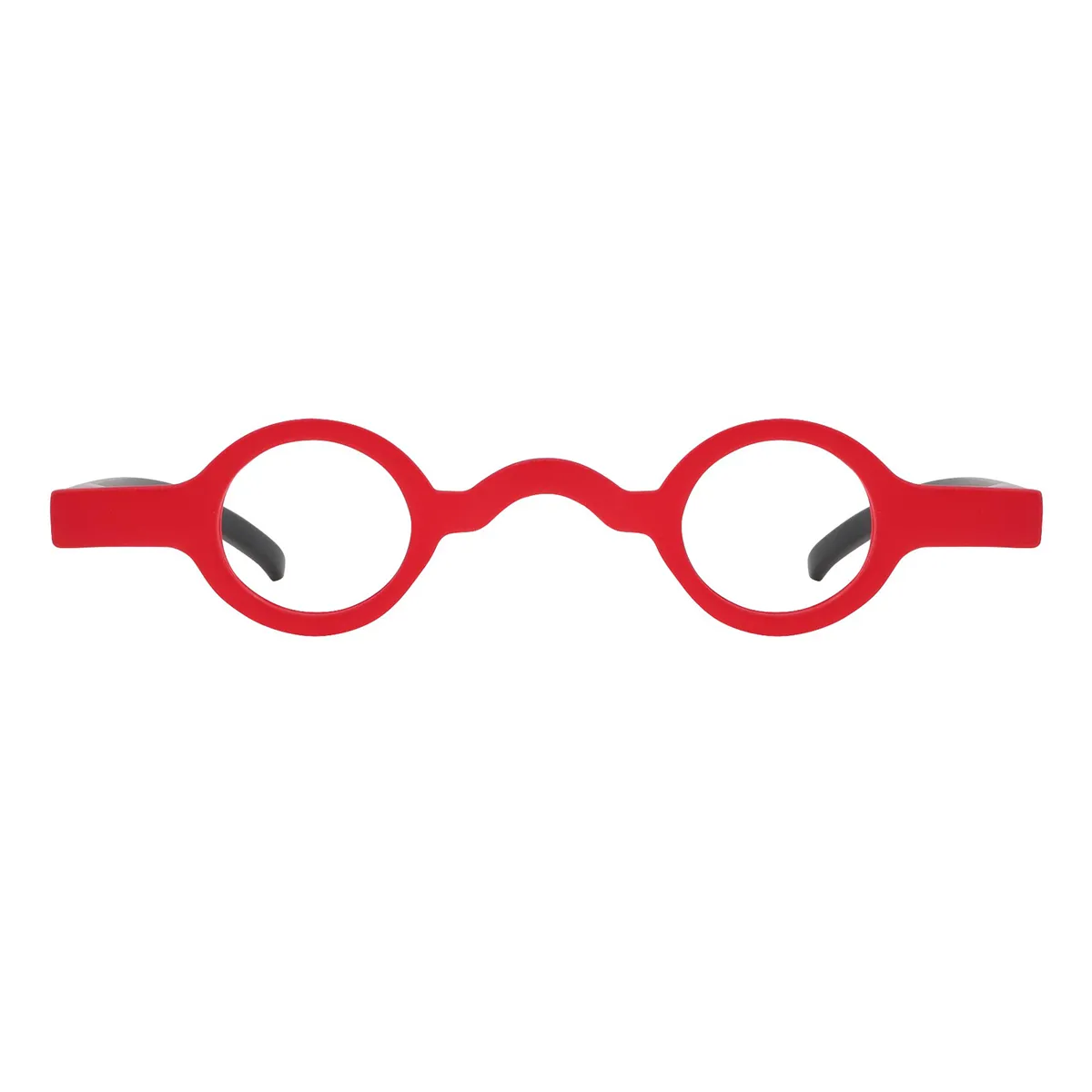 Vintage Round Red-Black  Reading Glasses for Women & Men