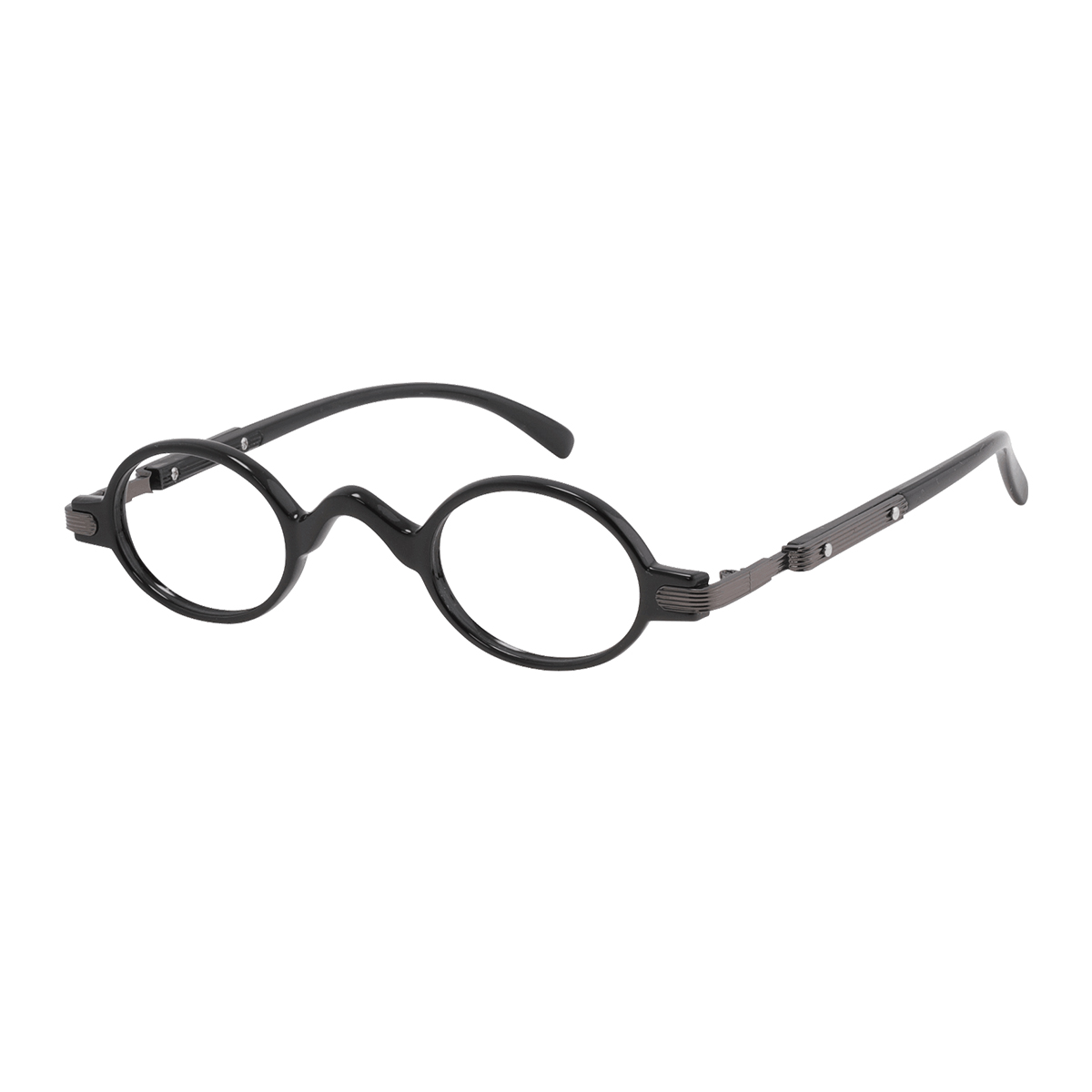 Dodona - Round Black Reading Glasses for Men & Women