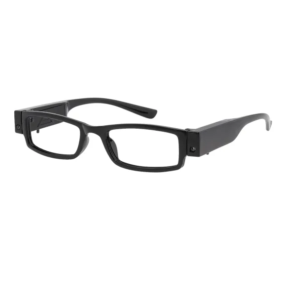 rectangle black reading glasses