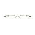 Celeas - Geometric Silver Reading Glasses for Men & Women