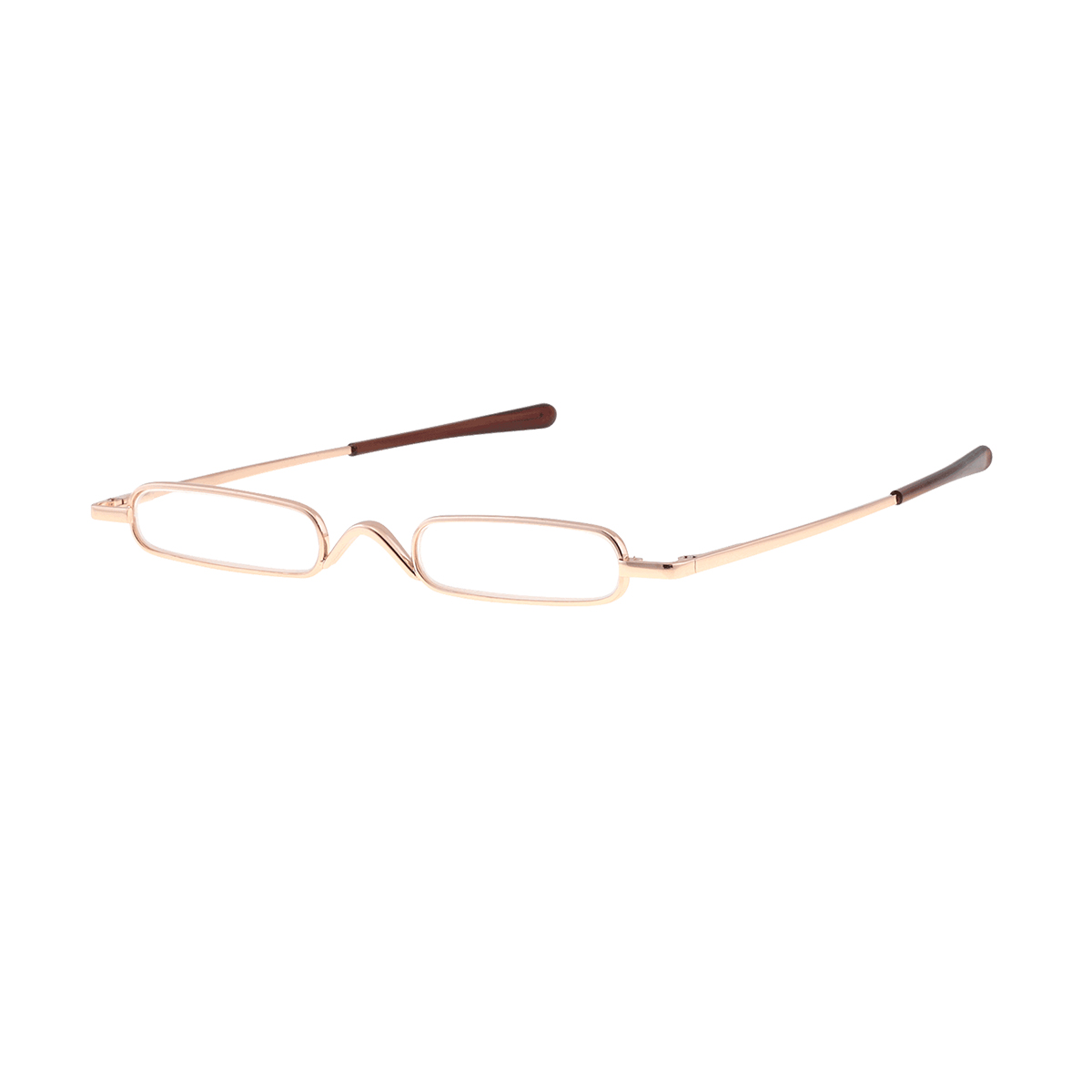 Celeas - Geometric Gold Reading Glasses for Men & Women