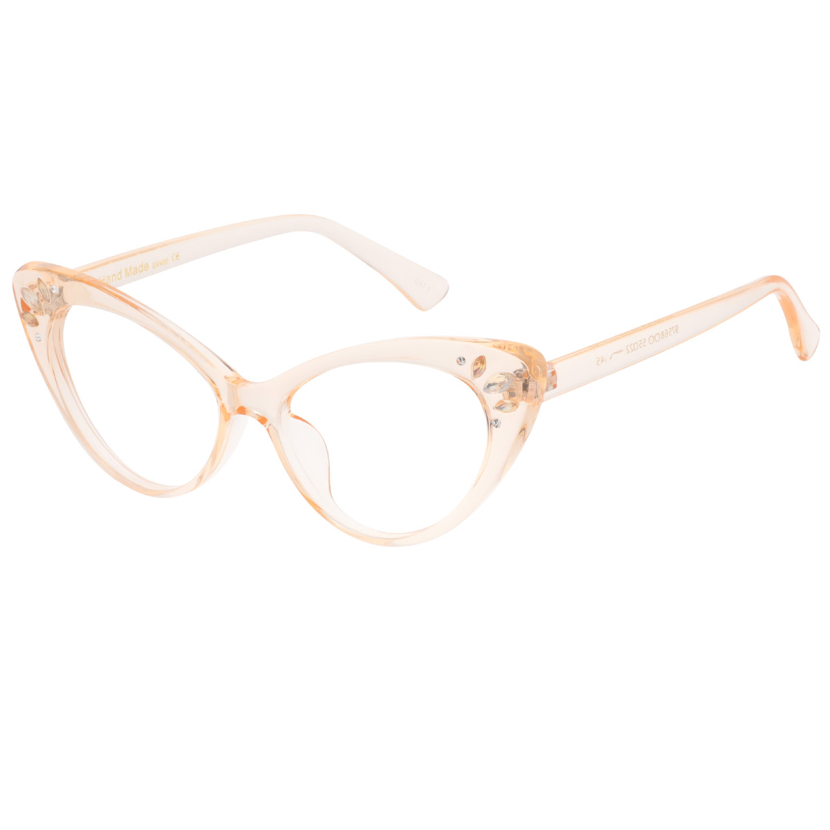 Celaenae - Cat-eye Orange Reading Glasses for Women