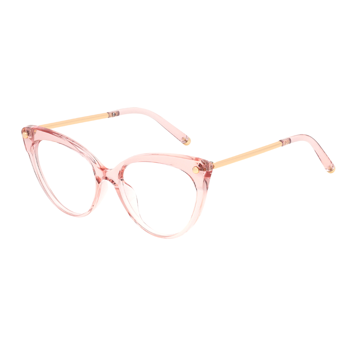 Lang - Cat-eye Pink Reading Glasses for Women