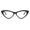 Xavier - Cat-eye White Reading Glasses for Women