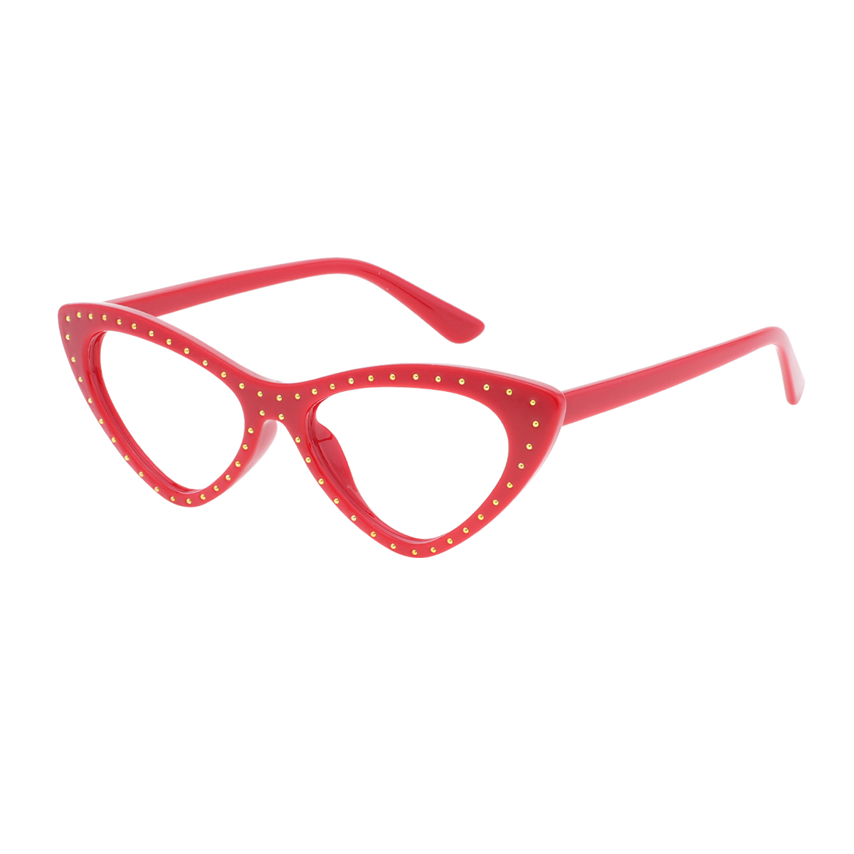Xavier - Cat-eye Red Reading Glasses for Women