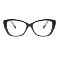 Cathie - Square Transparent Reading Glasses for Women