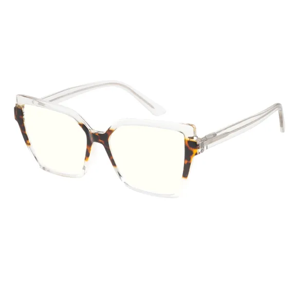 square transparent reading glasses