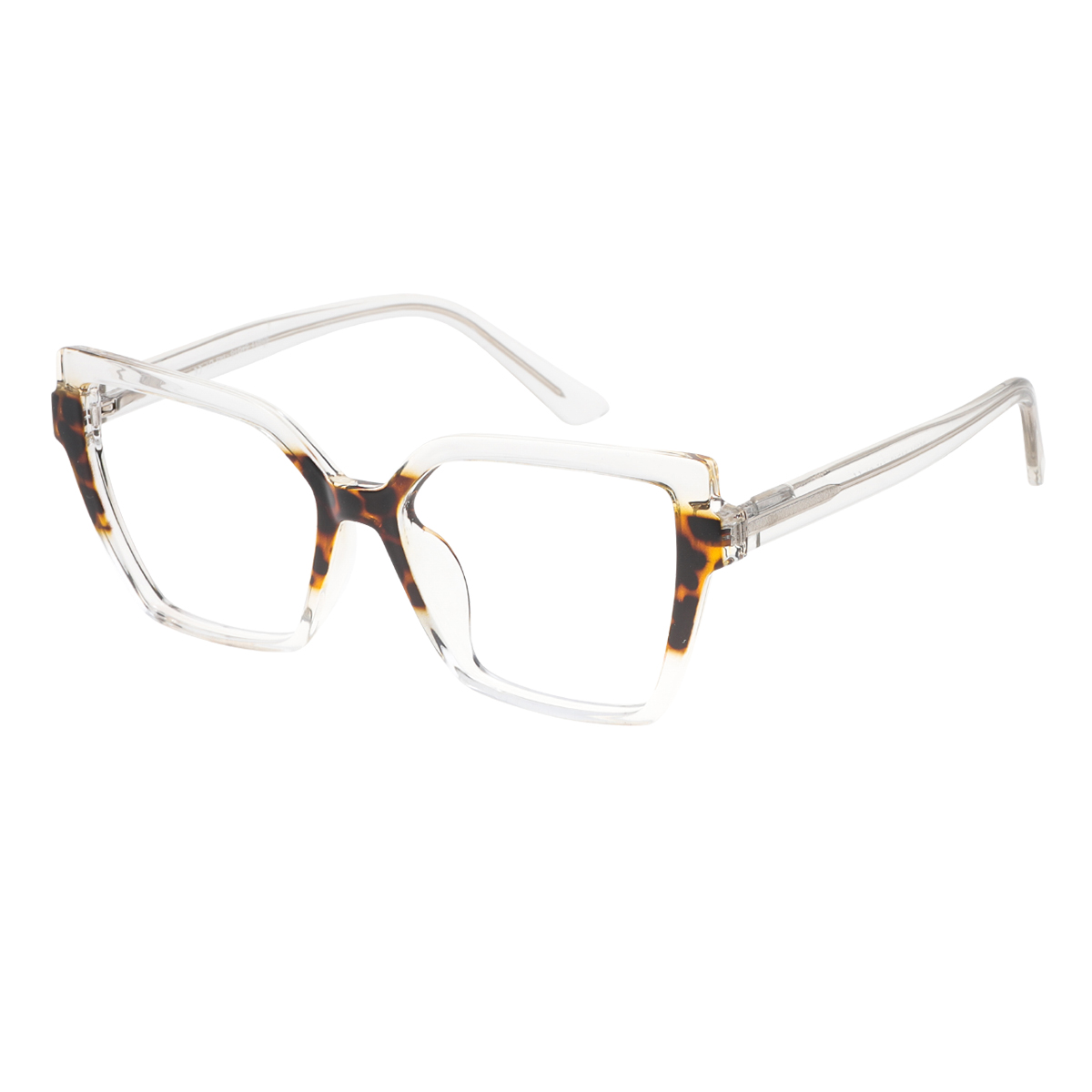 Syleus - Square Transparent Reading Glasses for Women