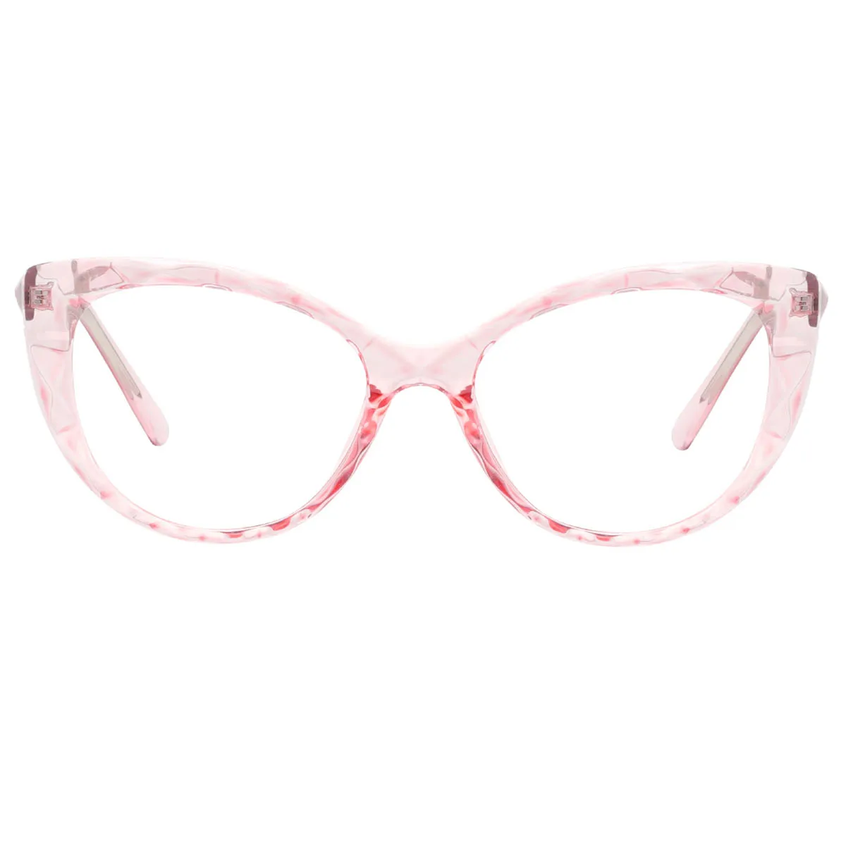 Fashion Cat-eye Transparent-Red  Reading Glasses for Women