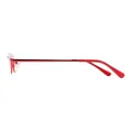 Canyon - Oval Red Reading Glasses for Men & Women