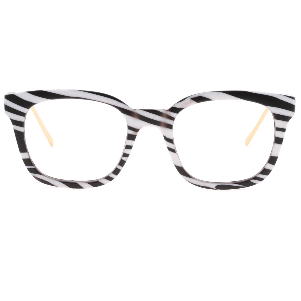 square leopard-print reading-glasses