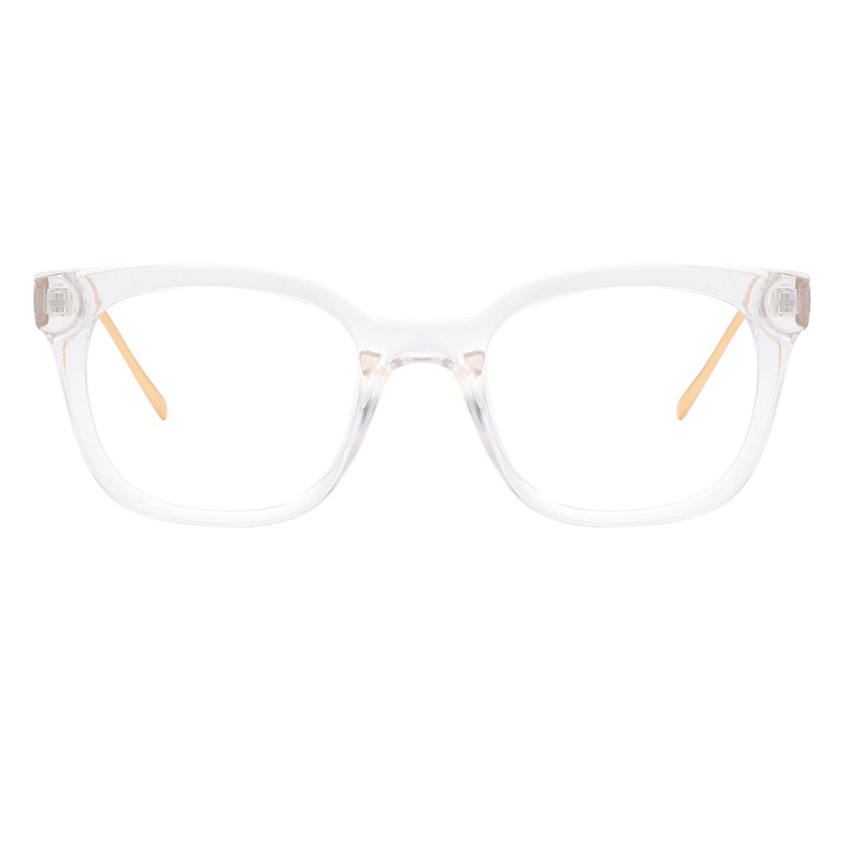 Amasis - Square Transparent Reading Glasses for Men & Women - EFE