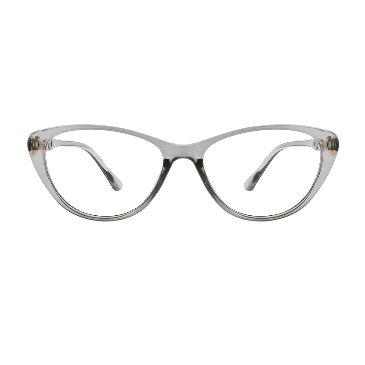 Fashion Cat-eye Gray-Gold  Reading Glasses for Women